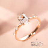 Mini Classic Radiant 1 Carat Ring