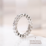 Asscher Diamond Eternity Ring