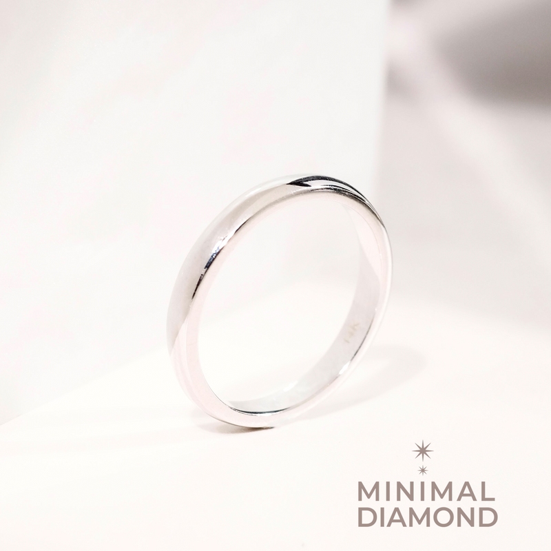 Half Round Band 2.7 mm Ring