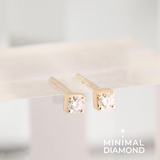 Miki Ice Cube Ear Studs