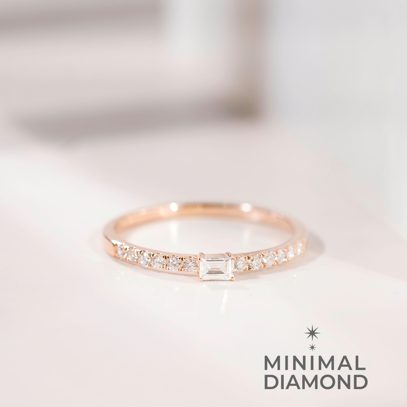 Athena in Baguette Ring