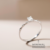 Mini Classic Emerald 0.15 Carat Ring