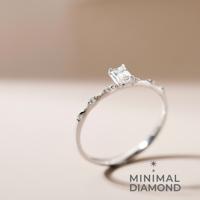 Mini Classic Emerald 0.15 Carat Ring