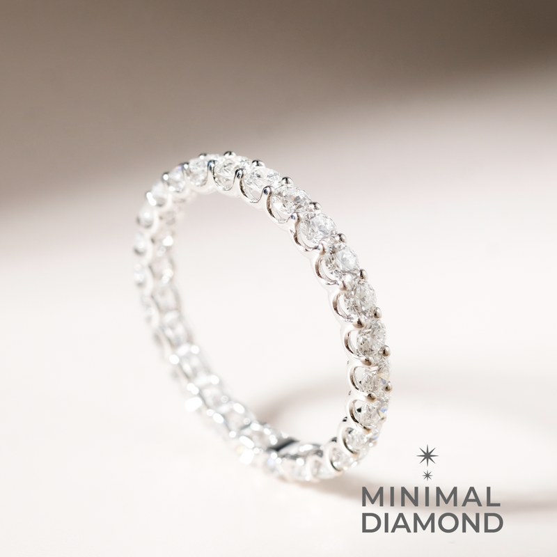 Eternity U Prong Ring