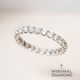 Eternity U Prong Ring