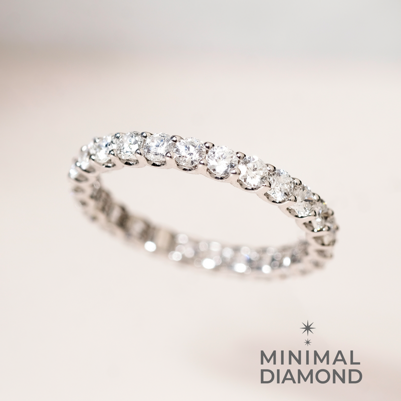 Eternity U Prong Ring