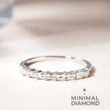 Half Eternity in Baguette Ring