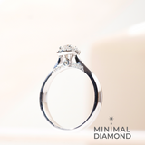 Round Brilliant 0.50 Carat Halo Type A Ring