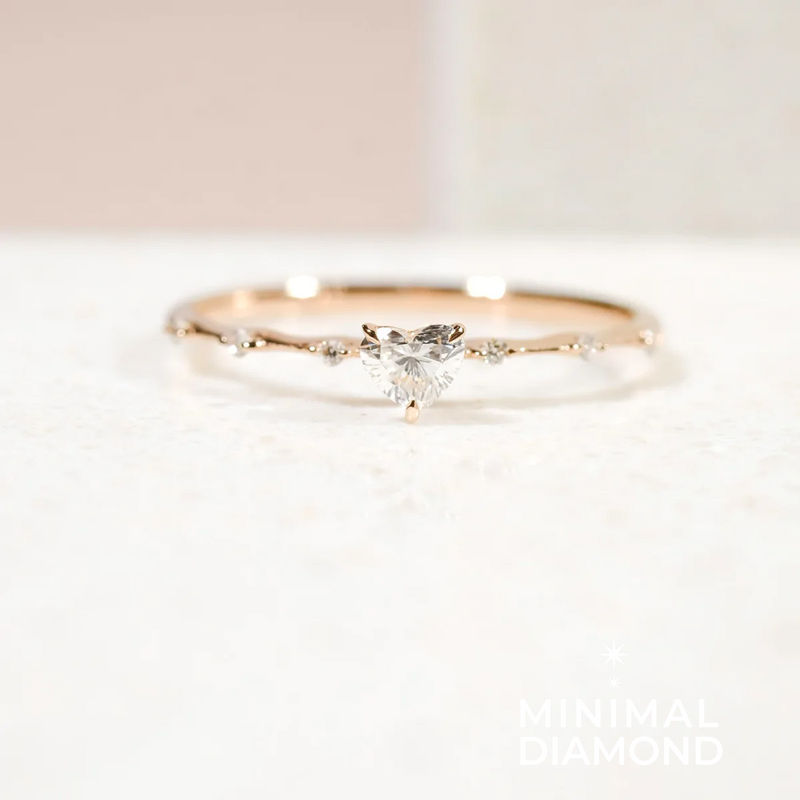 Mini Classic Heart 0.15 Carat Ring
