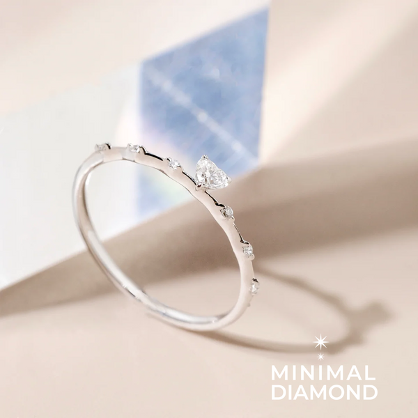 Mini Classic Heart 0.10 Carat Ring
