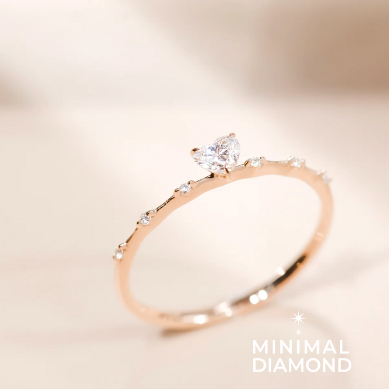 Mini Classic Heart 0.15 Carat Ring
