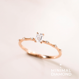 Mini Classic Emerald 0.15 Carat Ring