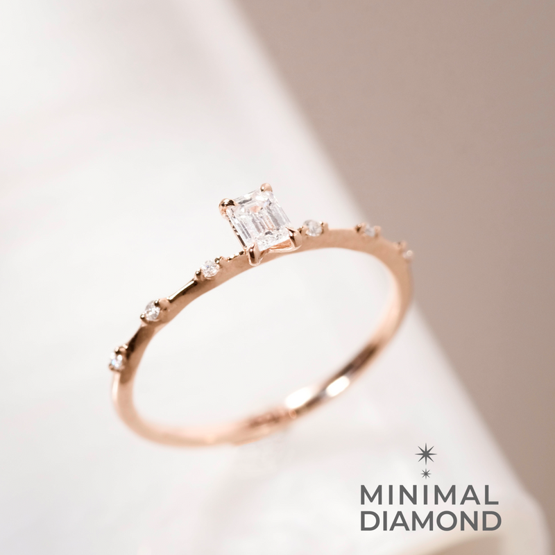 Mini Classic Emerald 0.15 Carat Ring