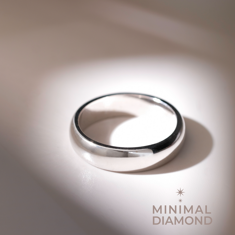 Half Round Band 5.0 mm Ring