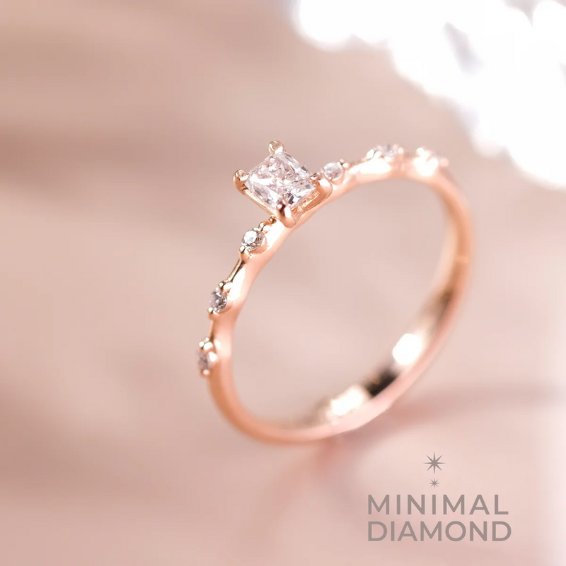 Mini Classic Radiant 0.25 Carat Ring